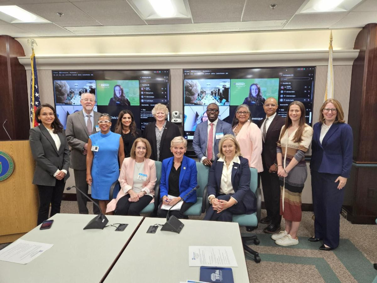 Department of Energy meeting group photo in the Fall of 2024