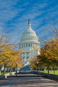 capitol hill in the fall