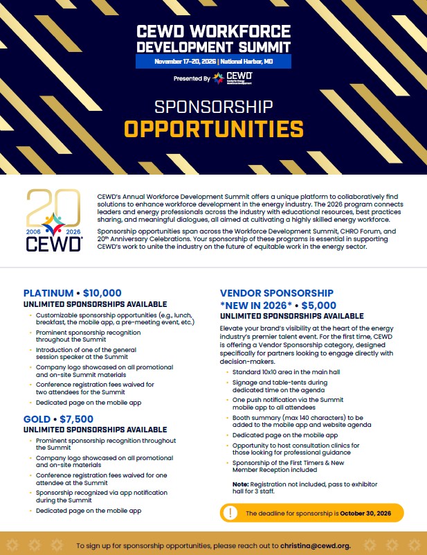 Sponsorship Opportunities